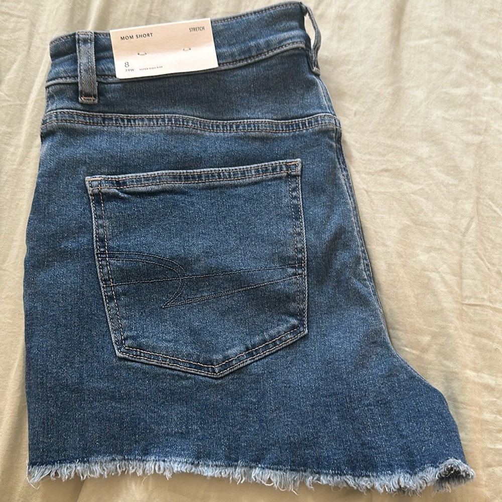 American Eagle High Waisted Mom Shorts